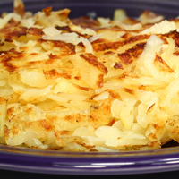 Rosti - with cheese and Onion (v)